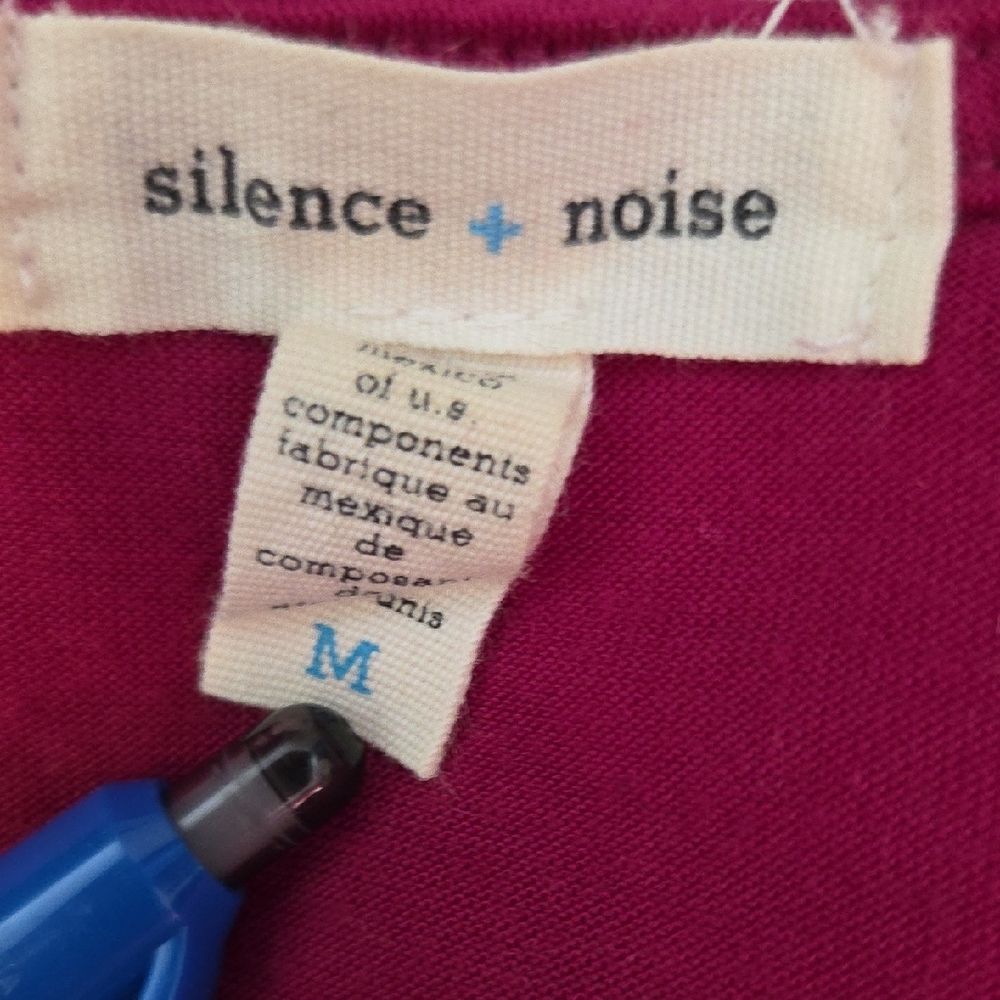 Women's Pink Cold Shoulder Top By Silence + Noise - Picture 2 of 6